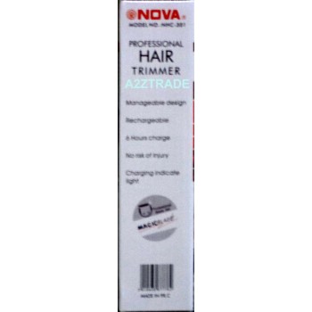 Nova NHC-301-Proffestional Hair Clipper@45%Off+Scalier Energy Pendent Free